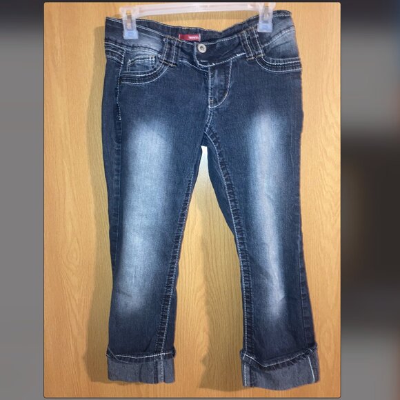 Women's Bongo KMart Stretch Denim Capri Jeans Size 7 - Picture 1 of 8